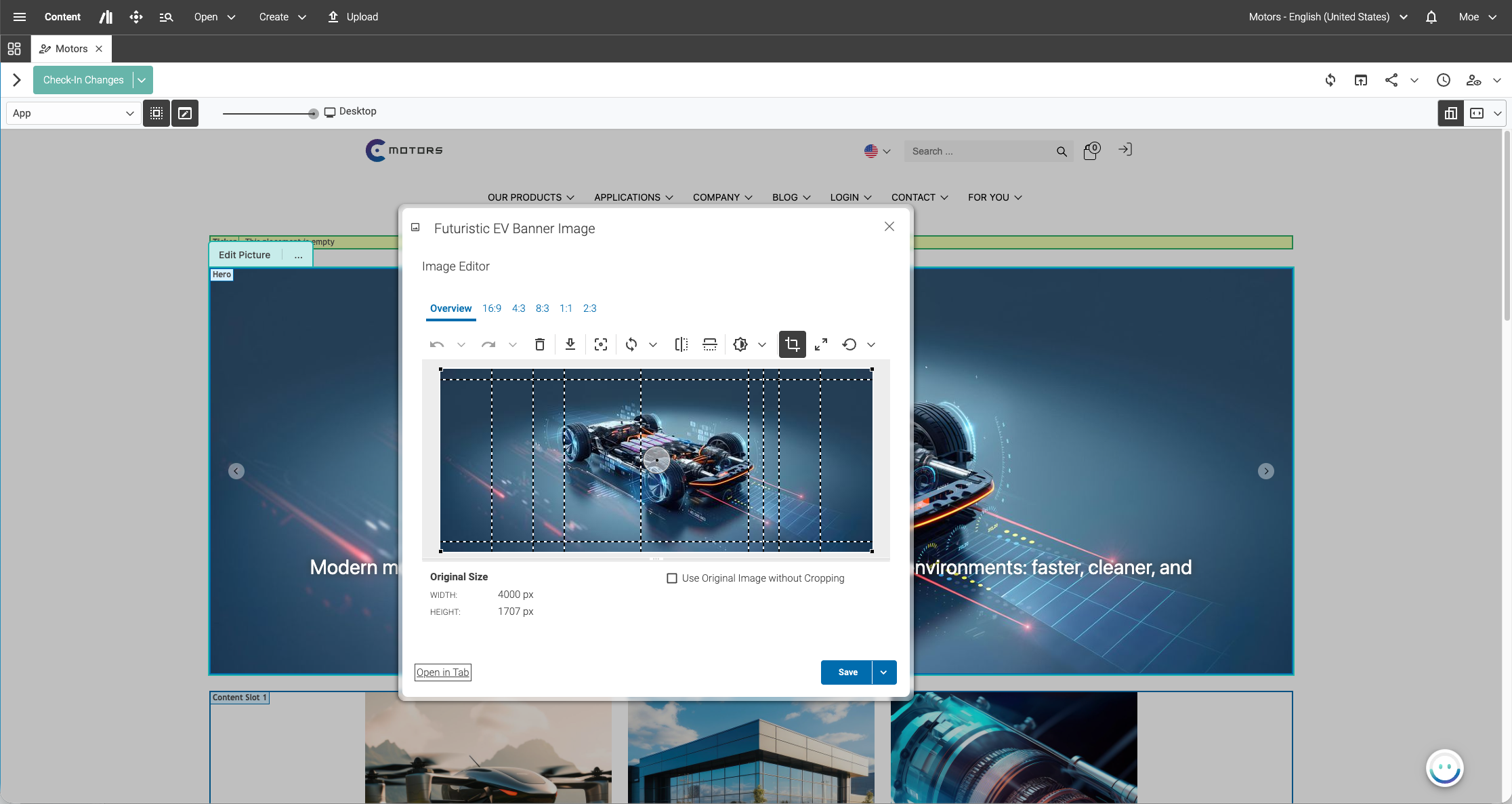 In-Preview Editing - Editing Images