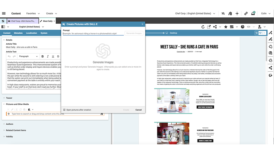 DALL·E Screenshot