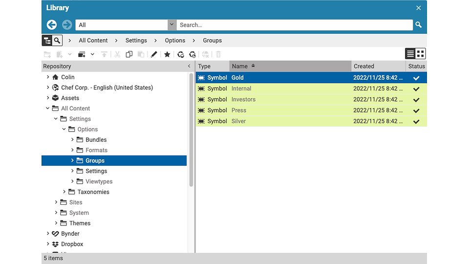 Closed User Groups - Setting up roles