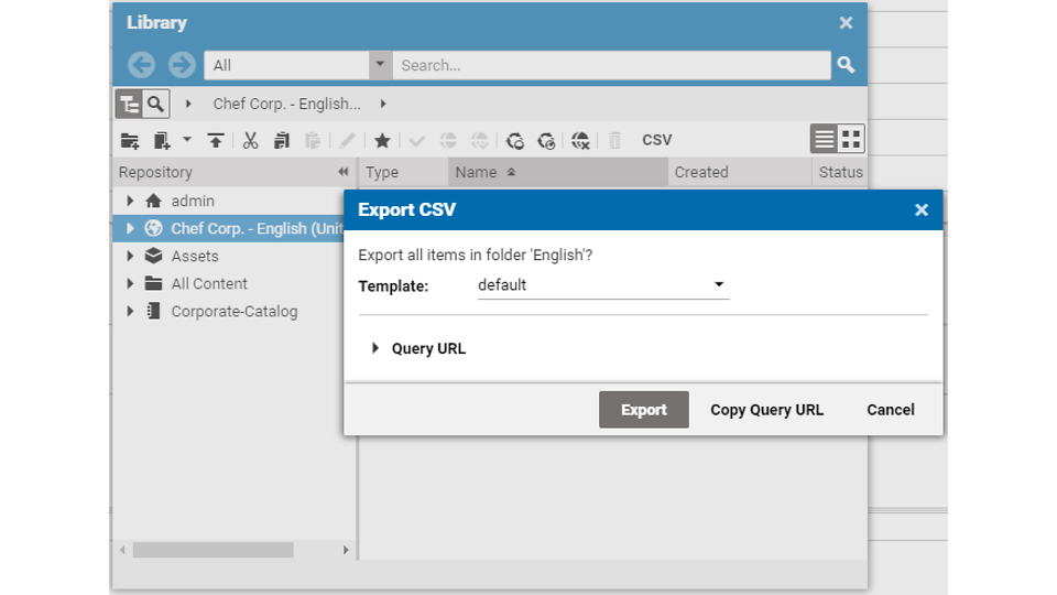 CSV Reporting - Folder Export 2