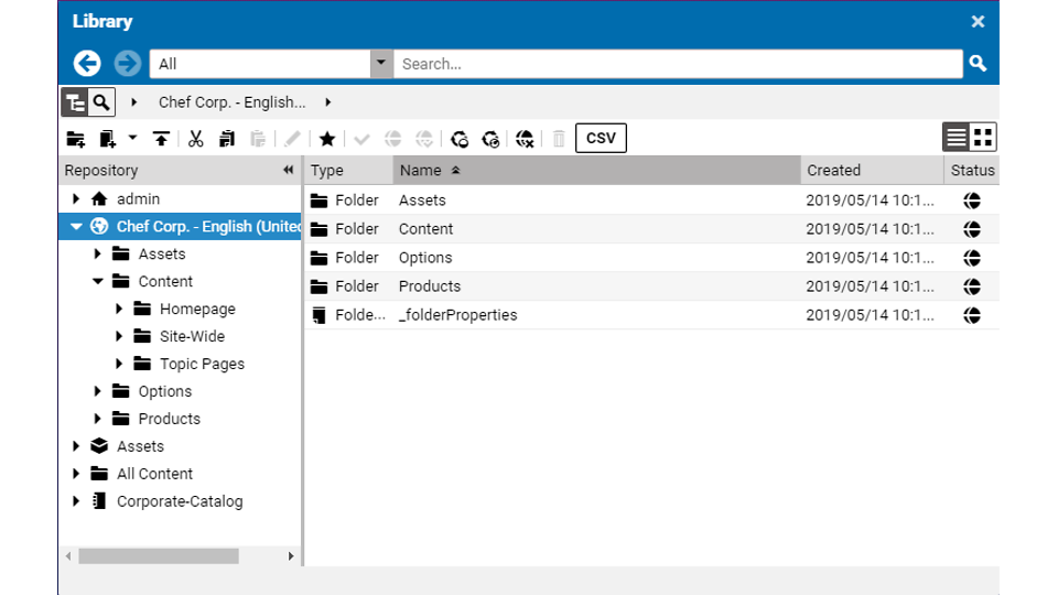 CSV Reporting - Folder Export 1