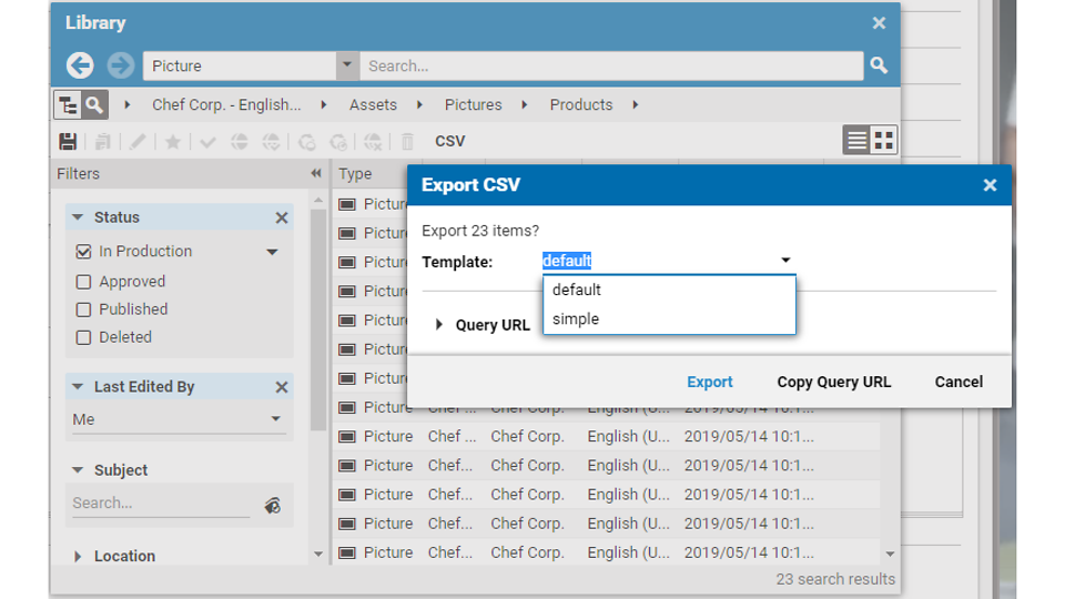 CSV Reporting - Search Export 2