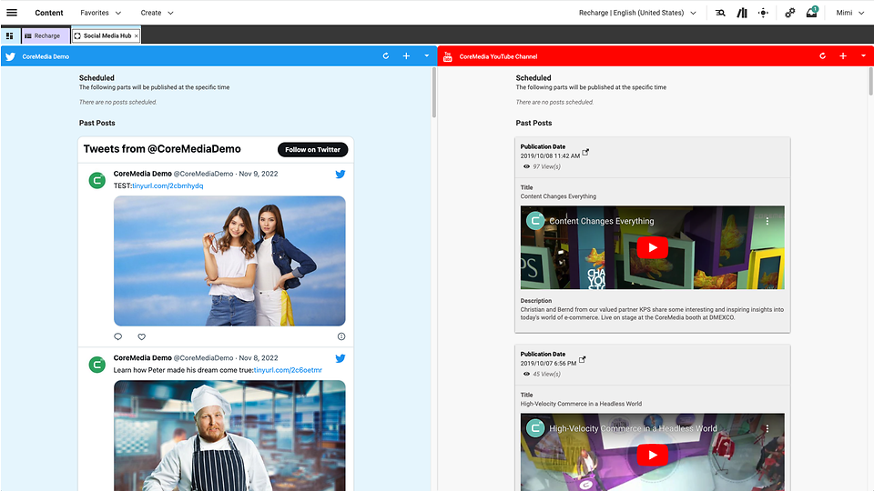 Social Media Hub