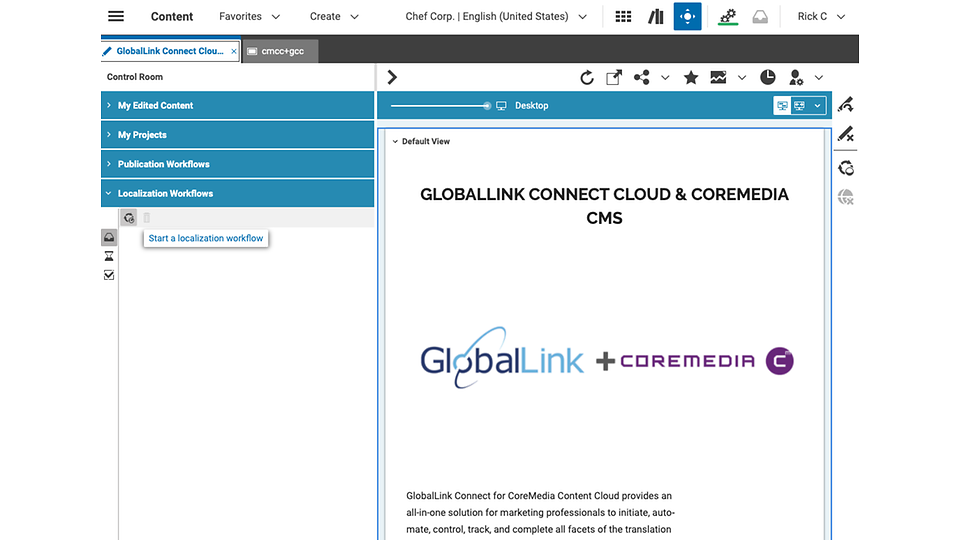 GlobalLink Screenshot 1