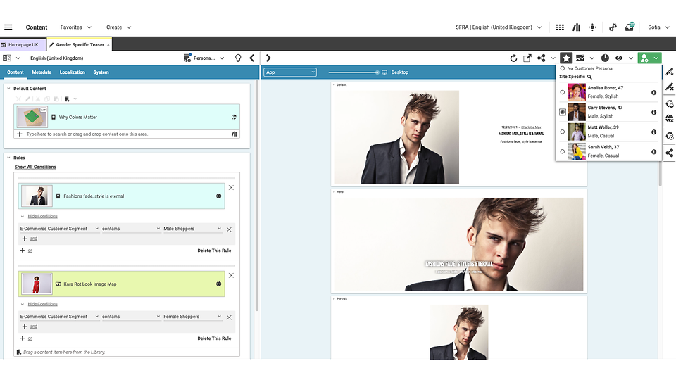 Salesforce Commerce Cloud - Personalization