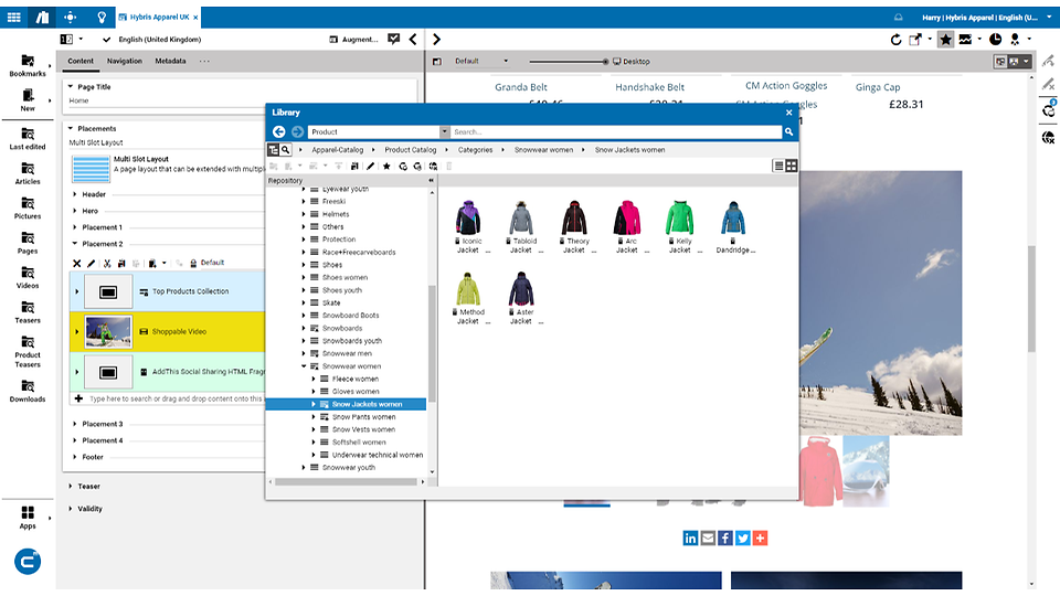 SAP Commerce Cloud Product Catalog